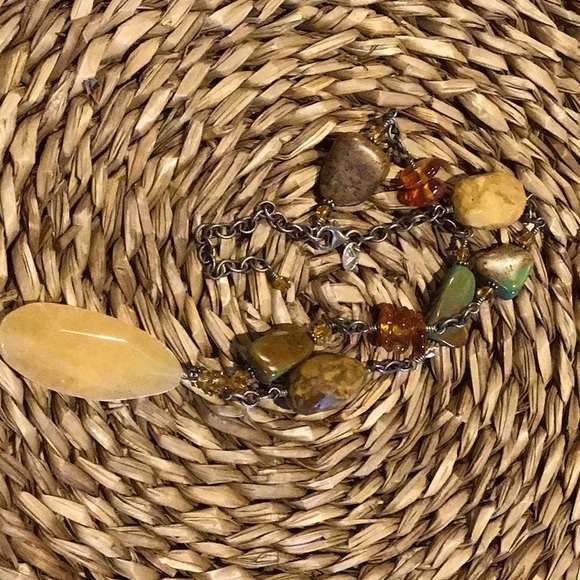 Silpada Jewelry Silpada Turquoisecitrinestone Necklace Poshmark